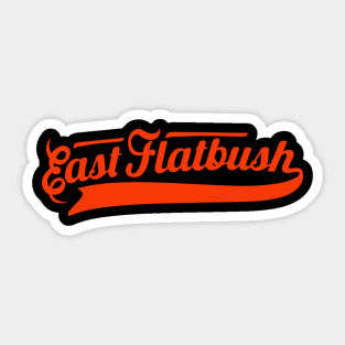 New York Brooklyn - East Flatbush Brooklyn Schriftzug - East Flatbush Logo Sticker